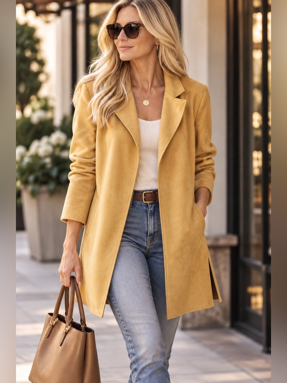 Philosophy Republic Clothing faux suede jacket